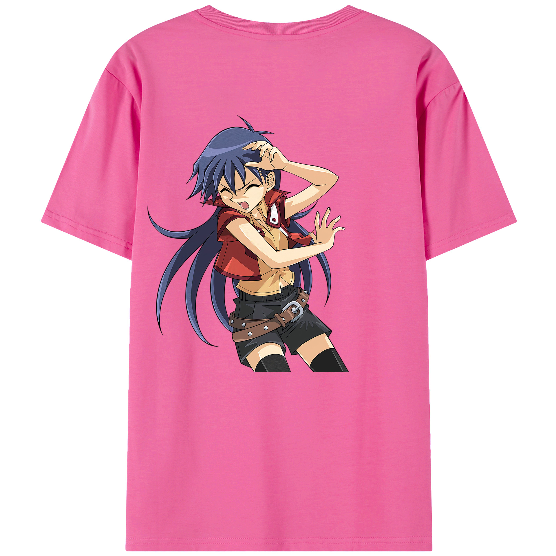 （画像用） 遊☆戯☆王 Yu-Gi-Oh! レディース半袖Tシャツ(バックプリント)